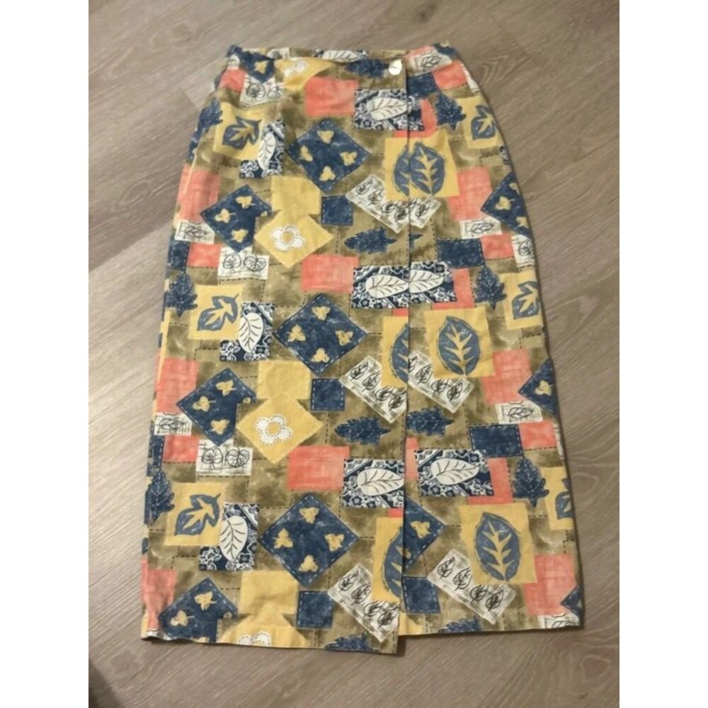 Stone Gear Vintage Patchwork Maxi Wrap Skirt Sz 9